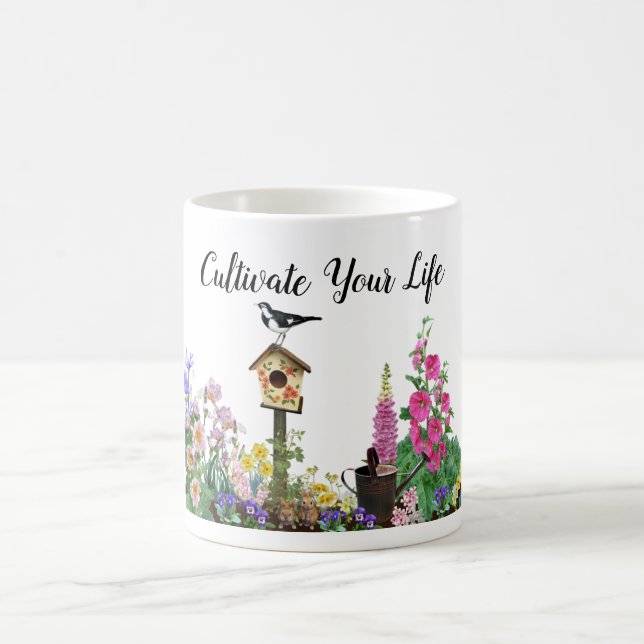 Caneca De Café Cultivar A Sua Cena De Jardinagem Escocesa (Centro)