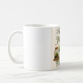 Caneca De Café Cultive Sua Própria Magia | Planta Estética para M
