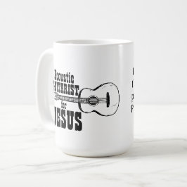 Caneca De Café Culto Equipe Mug Acústica Por Jesus