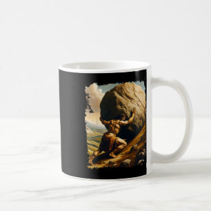 Caneca De Café Cultura de Fisiculturismo Sísifo Resistência Arte