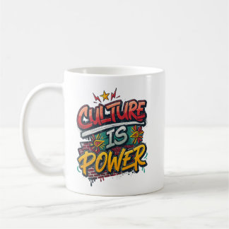 Caneca De Café Cultura É Poder Mês da História Negra