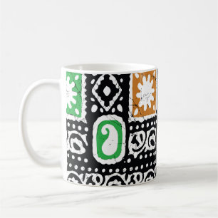 Caneca De Café Cultura Indiana: Design de Arte Tradicional