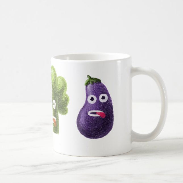 Caneca De Café Culturas de Cartoon Engraçadas (Direita)