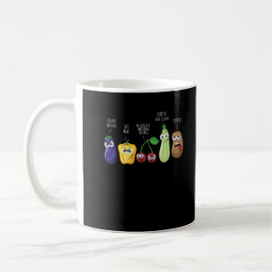 Caneca De Café Culturas Engraçadas Humor Vegan Citação Sarcás
