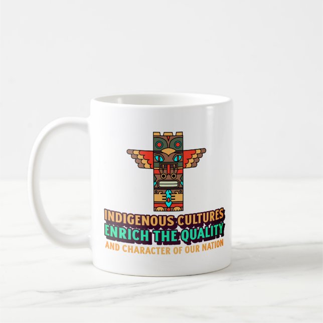 Caneca De Café Culturas Indígenas (Esquerda)