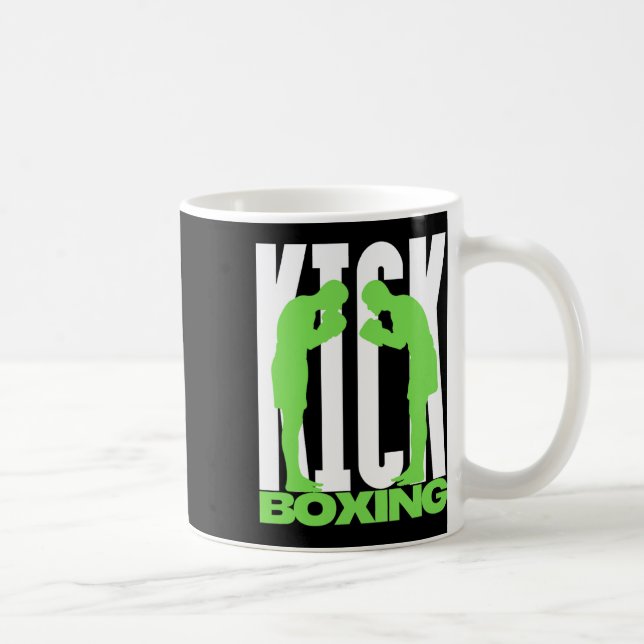 Caneca De Café Cumprimento de Kickboxing  (Direita)