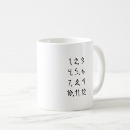 Caneca De Café Cuneiform Numerals Mug