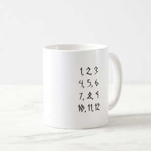 Caneca De Café Cuneiform Numerals Mug