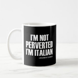 Caneca De Café Cuomo Eu Não Sou Pervertido Eu Sou Italiano