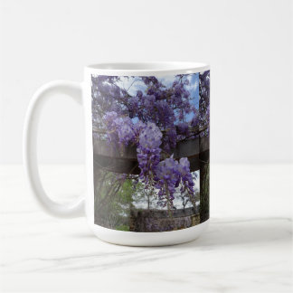 Caneca De Café Cup with wisteria vine