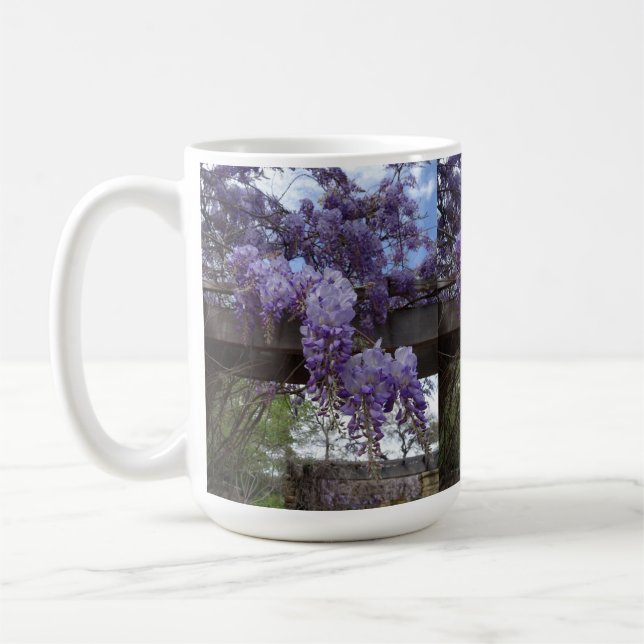 Caneca De Café Cup with wisteria vine (Esquerda)