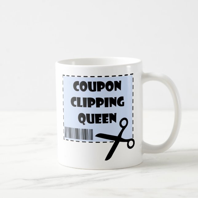 Caneca De Café Cupão Cóctone A Recortar Rainha Dizendo (Direita)