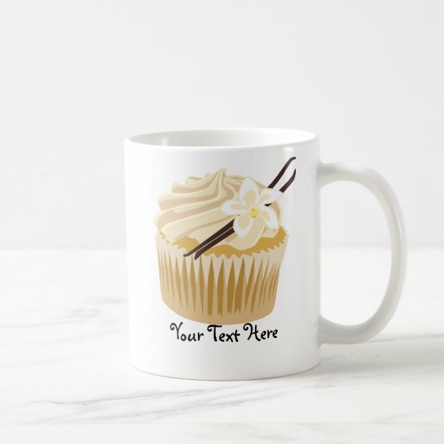 Caneca De Café Cupcake de baunilha (Direita)