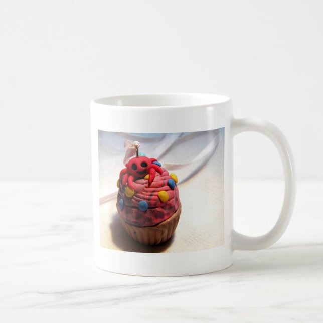 Caneca De Café Cupcake do caranguejo (Direita)