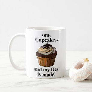 Caneca De Café Cupcake E Meu Dia Está Feito Cupcake