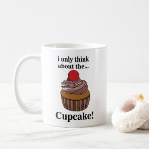 Caneca De Café Cupcake Eu Só Penso No Cupcake