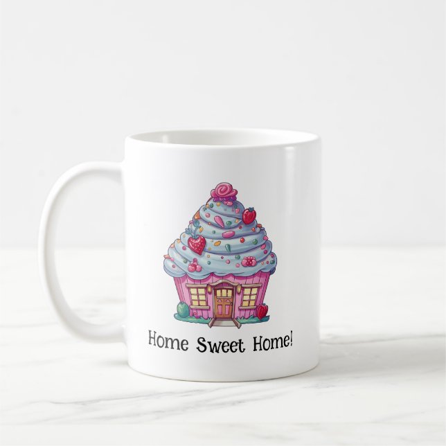 Caneca De Café Cupcake Home Sweet (Esquerda)