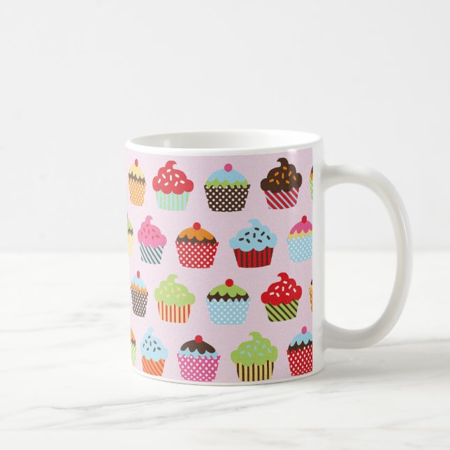 Caneca De Café Cupcakes bonitos (Direita)