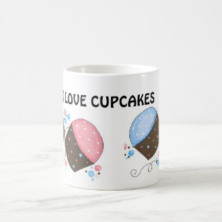 Caneca De Café Cupcakes com Glacê Doce e Dito