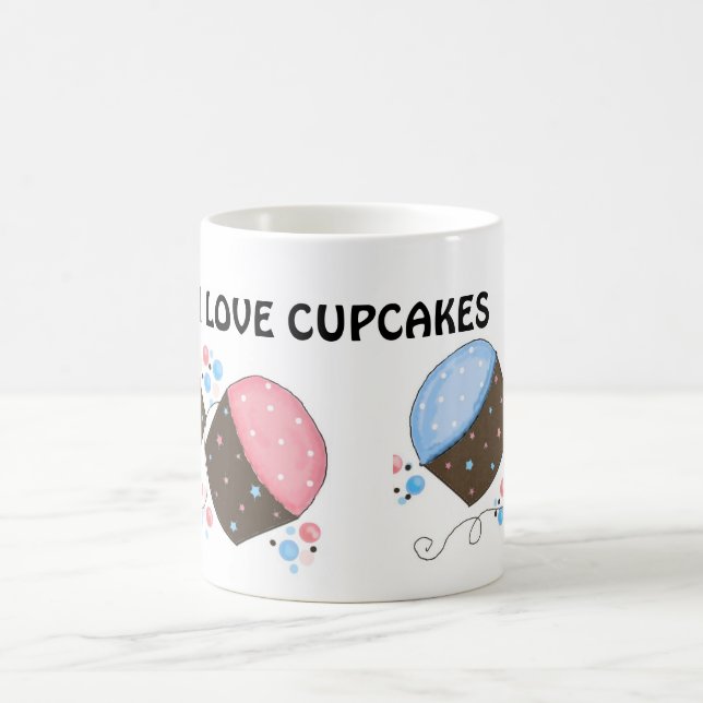 Caneca De Café Cupcakes com Glacê Doce e Dito (Centro)