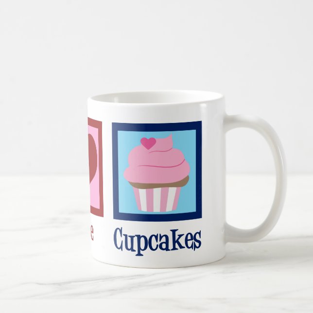 Caneca De Café Cupcakes de Paz e Amor Baker (Direita)
