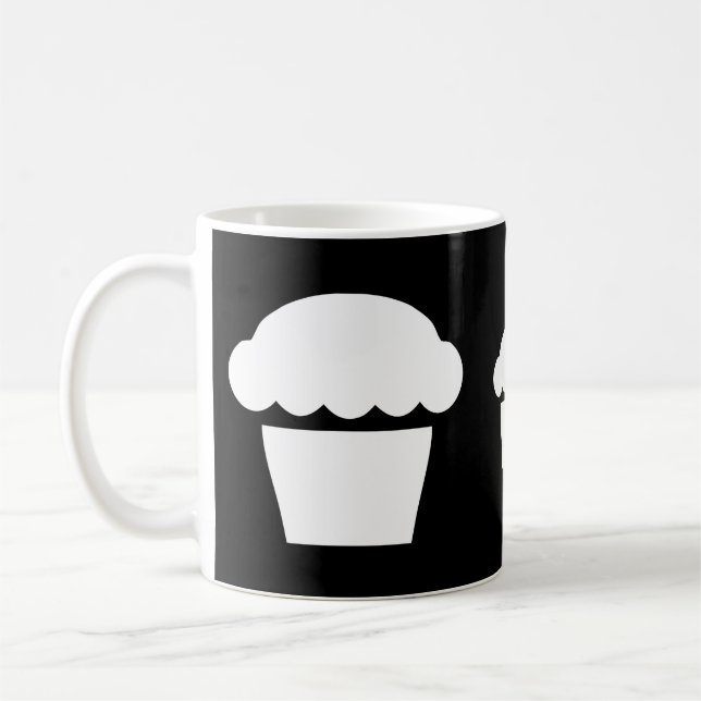 Caneca De Café cupcakes simples / muffins (Esquerda)