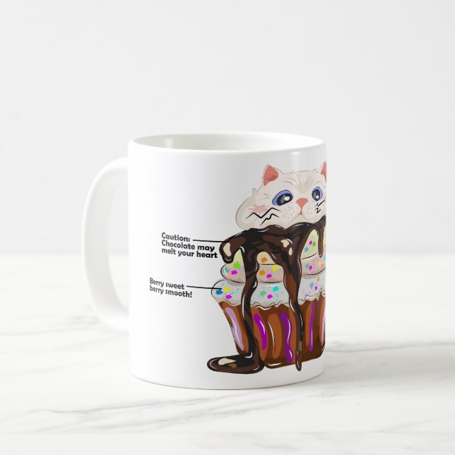 Caneca De Café Cupcates (Frente Esquerda)