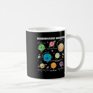 Caneca De Café Cúpula de Consciência do Autismo do Planeta Univer