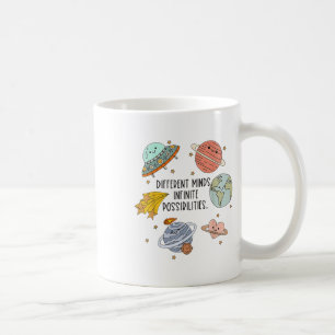 Caneca De Café Cúpula de Consciência do Autismo do Planeta Univer