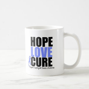 Caneca De Café Cura esofágica do amor da esperança do cancer