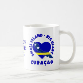 Caneca De Café CURAÇAO Big Heart Fun Custom 2026 Soccer