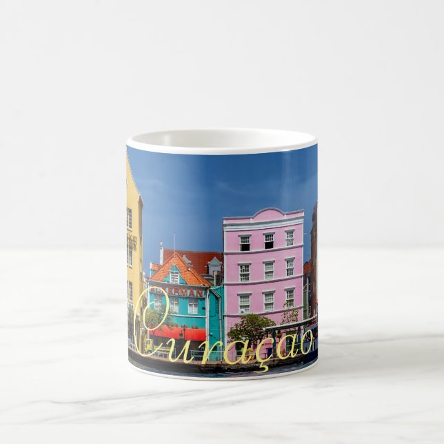 Caneca De Café Curaçao em White Clássica 11 oz (Centro)