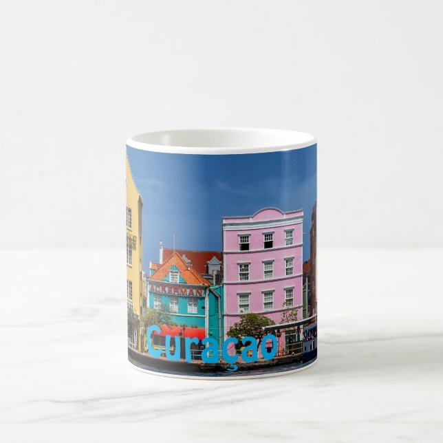 Caneca De Café Curaçao em White Clássica 11 oz (Centro)