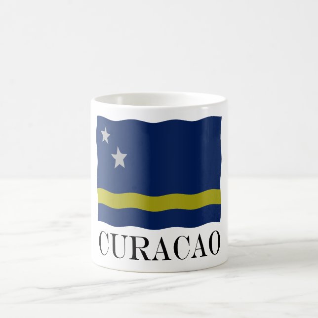 Caneca De Café Curacao flag (Centro)