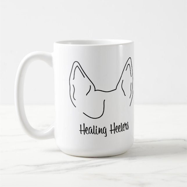 Caneca De Café Curadores de cicatrização de Mug Básico (Esquerda)