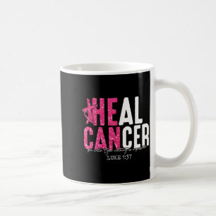 Caneca De Café Cure Câncer Acredite em Deus Cristão Câncer de Mam