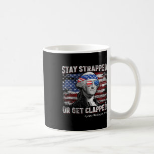 Caneca De Café Curioso George Washington 4 de julho Fique preso