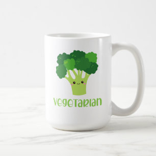 Caneca De Café Curioso Vegan Vegetarian Funny Coffee Mug