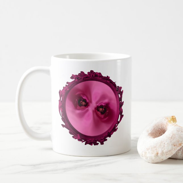 Caneca De Café Curious Eyes (Com Donut)
