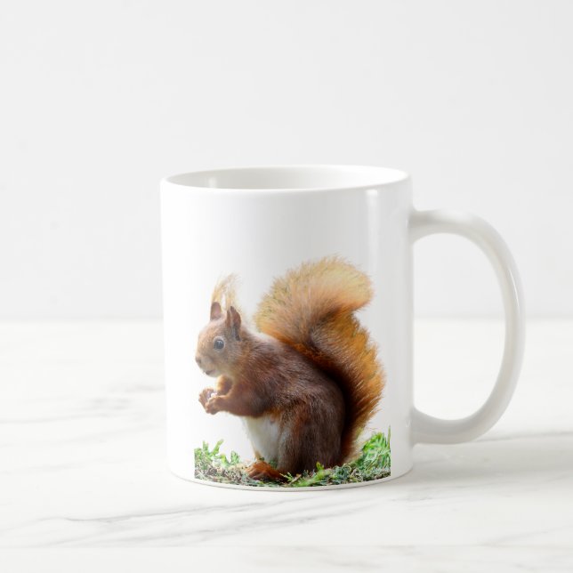 Caneca De Café Curious Squirrel Mug (Direita)