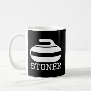 Caneca De Café Curling Player Fan Stoner Curling