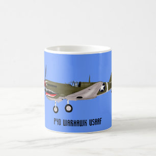 Caneca De Café Curtiss P-40 Warhawk