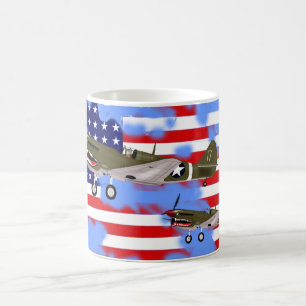 Caneca De Café Curtiss P-40 Warhawk Mug