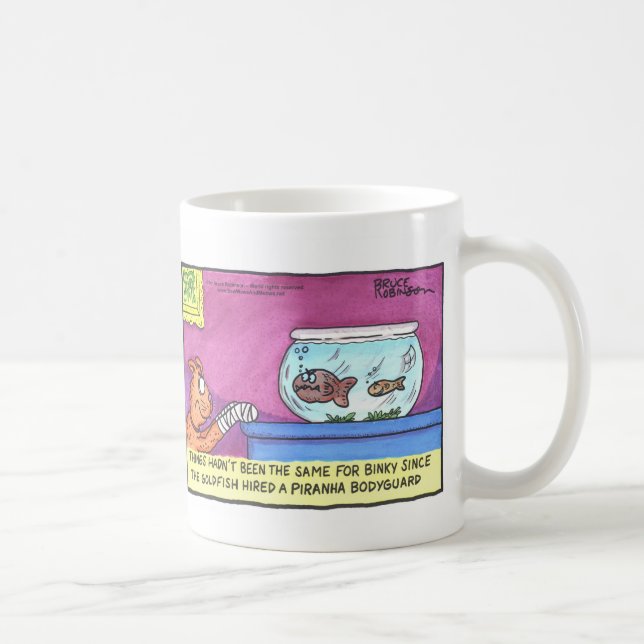 Caneca De Café CURVE UAU & MEOWS - as coisas não tinham sido… (Direita)