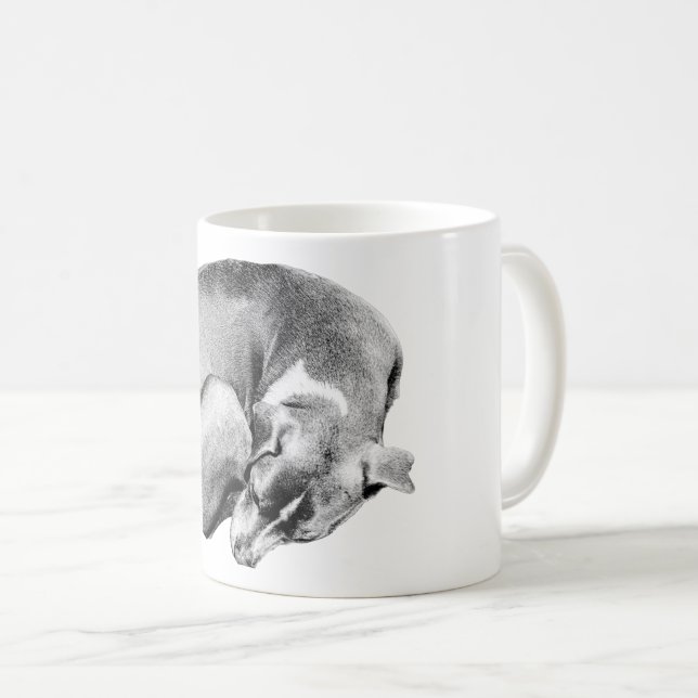 Caneca De Café Curvo em Conforto (Frente Esquerda)