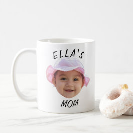 Caneca De Café Custom Baby Face Photo Mom Gift