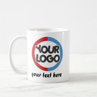 Caneca De Café Custom Business Logo Text Mug for Businesses  Gift