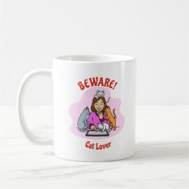 Caneca De Café Custom Cat Lover Mug – Personalized Gift