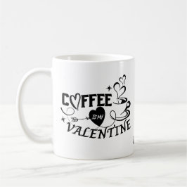 Caneca De Café Custom Coffee Lover Heart Arrow Valentine