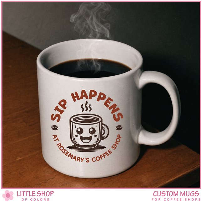 Caneca De Café Custom Coffee Shop Café Coffee Bar (Criador carregado)